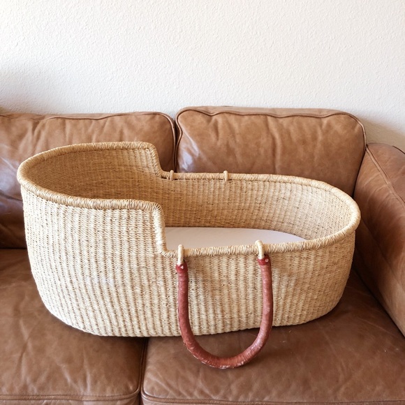 plum and sparrow moses basket